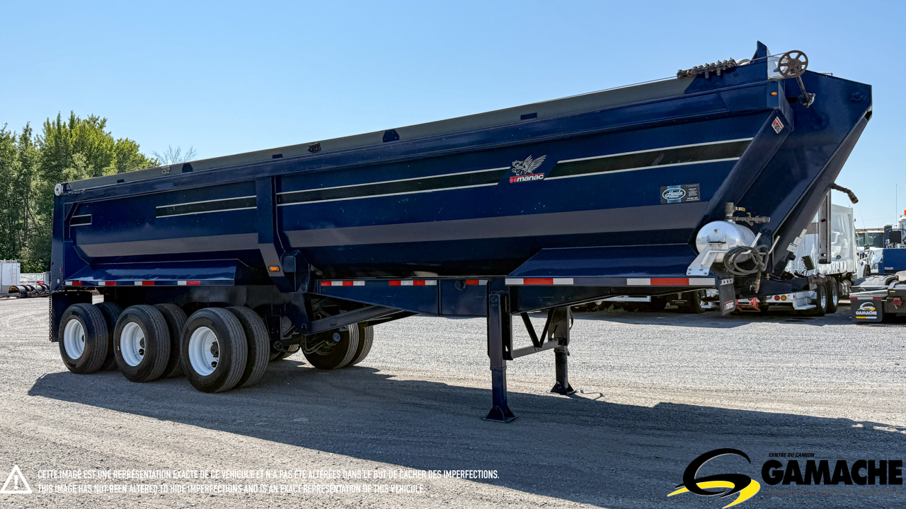 Le guide de la remorque dompeur (dump trailer) usagée : 5 points d'inspection cruciaux (cylindre, hydraulique, frame) pour entrepreneurs.